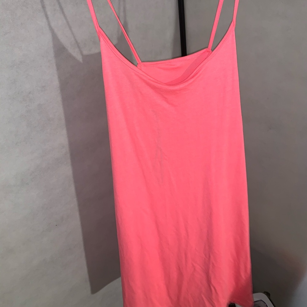 H&M Spaghetti Strap Loose Pink Dress